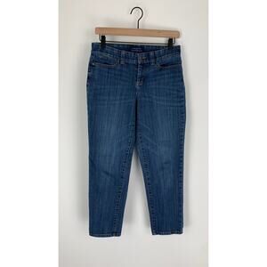 Talbots Simply Flattering 5 Pocket Denim Jeans Women's Size 4P Medium Wash
